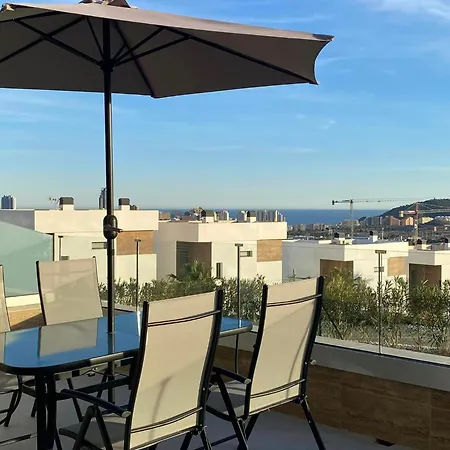 Sea View Mountain Duplex Near Benidorm Finestrat