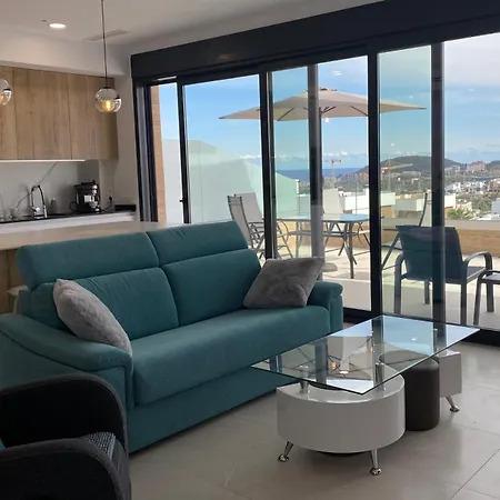 Sea View Mountain Duplex Near Benidorm Apartment